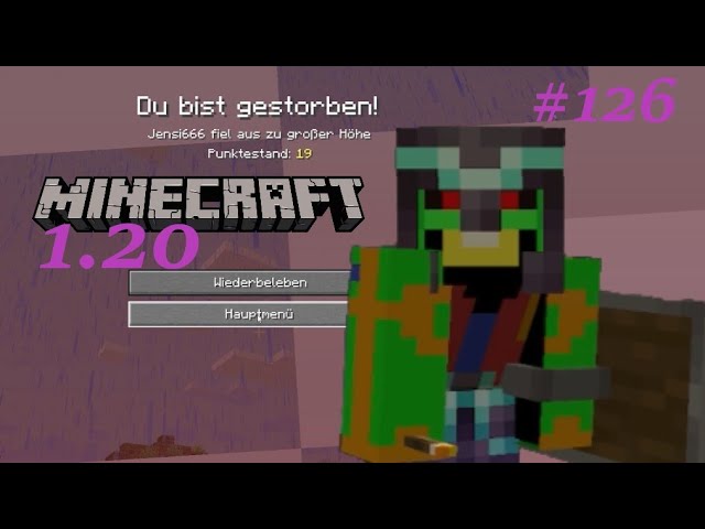 Minecraft - 126 - KURZ VOR ENDE NOCHMAL ABSTURZ - Let´s play 1.20 - (Deutsch) Englisch subtitles
