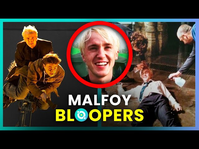 Harry Potter: Draco Malfoy Hilarious Bloopers and Funny Moments | OSSA Movies