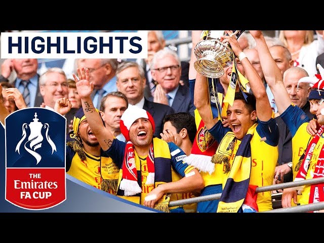 Arsenal 4-0 Aston Villa  - 2015 FA Cup Final | Goals & Highlights