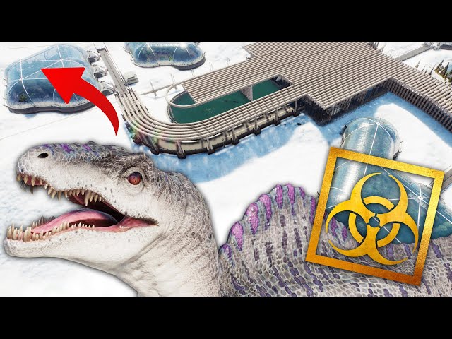 HIGH SECURITY HYBRID RESEARCH FACILITY (on the moon???) | Jurassic World Evolution 2 Speed Build