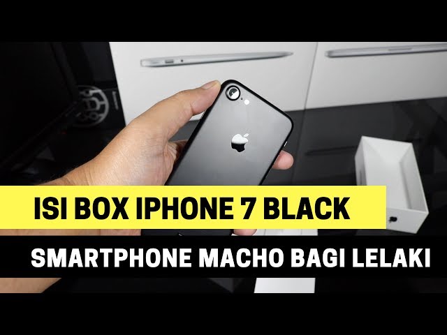 Unboxing iPhone 7 Black: Dapet Apa Aja?