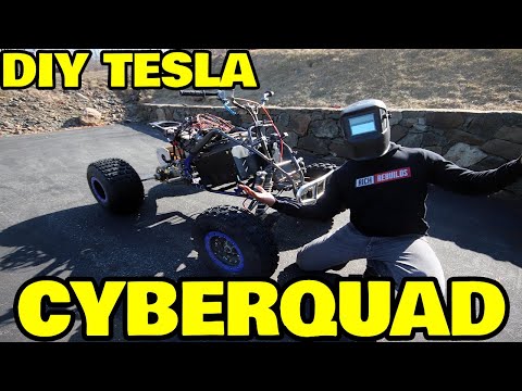 Building a Tesla cyberquad out of a cheap ATV