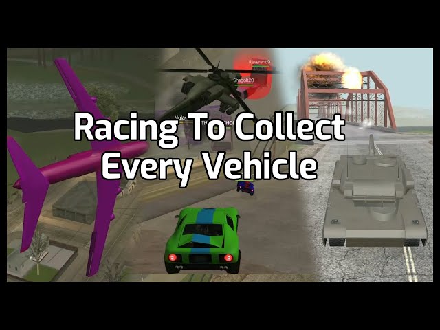 Racing 100 People To Collect Every Vehicle In GTA:SA