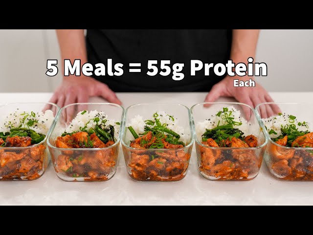 Honey Sriracha Chicken Meal Prep | Perfect In Less Than 45 Minutes
