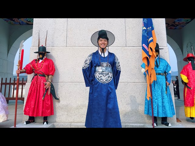 🇰🇷Ghé thăm cung điện Gyeongbokgung và ăn gà hầm sâm ở Hàn Quốc.