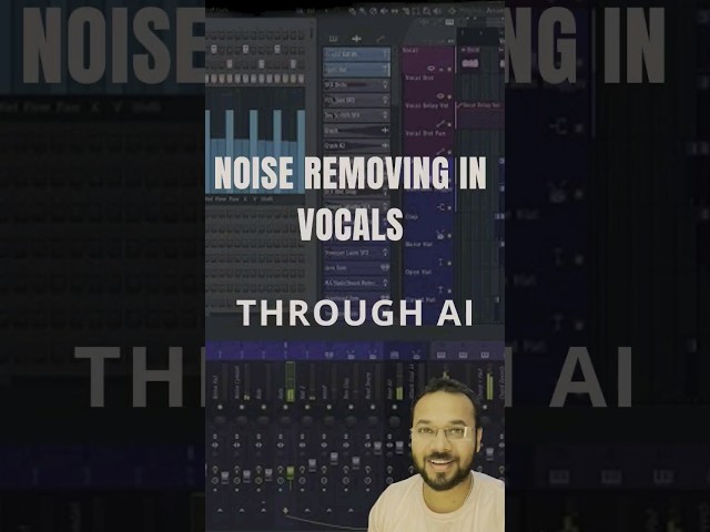 Remove Noise from you vocals #Ai tool for music #vocalediting #2023