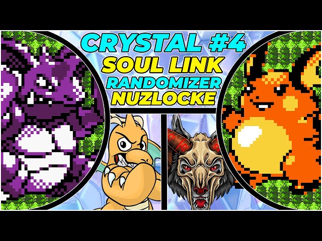 Pokemon CRYSTAL Soul Link RANDOMIZER Nuzlocke - PART 4