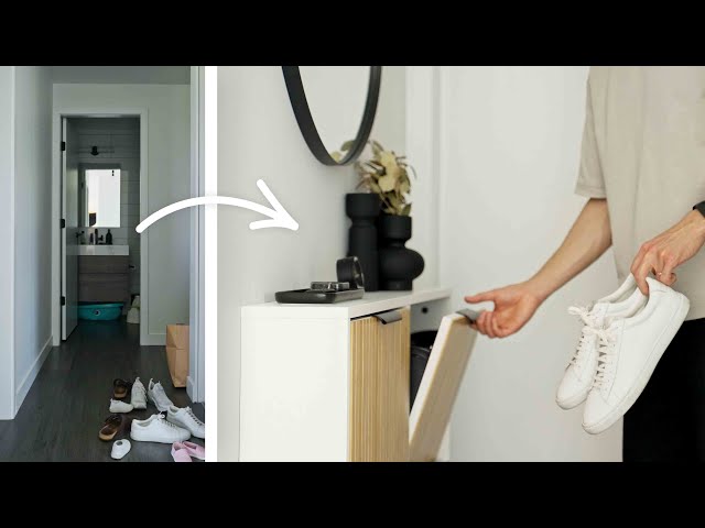 An IKEA hack for messy entryways