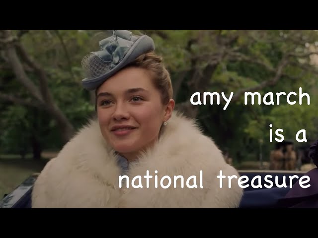 Amy March being a national treasure for 4 minutes