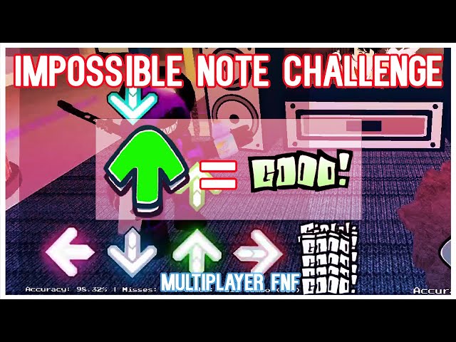 IMPOSSIBLE Note Challenge in Roblox Friday Night Funkin