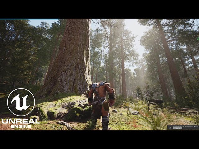 Unreal Engine 4 RTX 3090 Realistic Forest