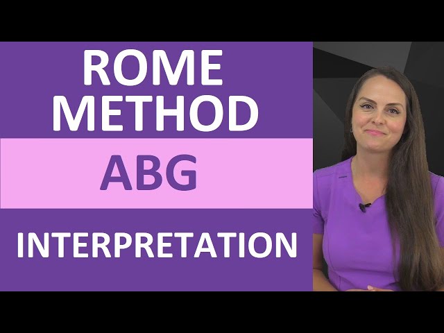 ABGs Interpretation ROME Method Explained | Arterial Blood Gas Problems Made Easy