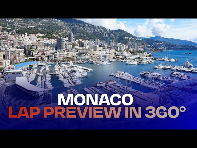 360° lap on the streets of Monaco 🇲🇨 | Monaco E-Prix