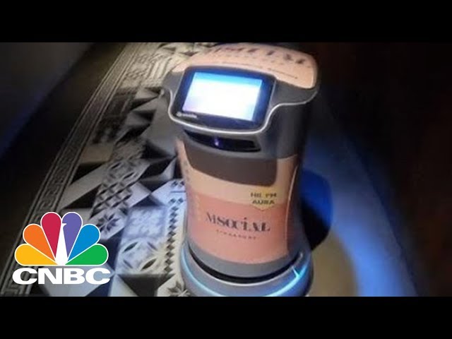 The Hotel M Social In Singapore Has A Robot Attendee Named AURA | CNBC