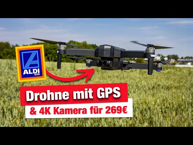 Aldi Drohne für 269 Euro mit GPS & 4K Kamera - Unboxing + Erster Flug & Footage / Maginon QC-120 GPS