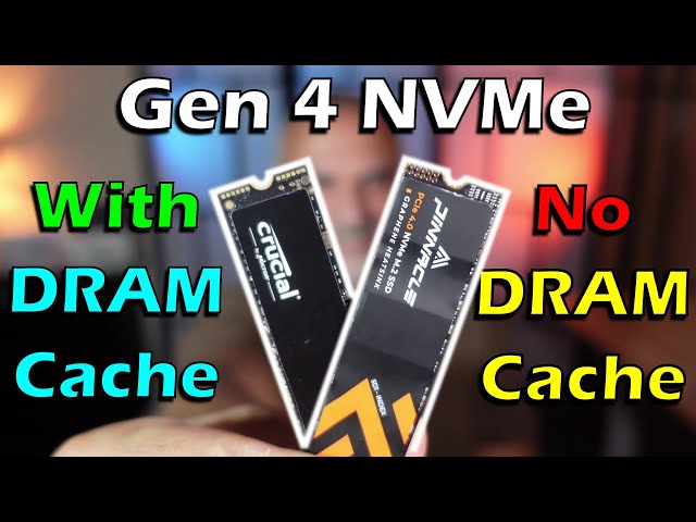 Gen4 NVMe With DRAM Cache vs Gen4 NVMe without Dram Cache  Crucial P5 Plus vs Timetec Pinnacle SD1