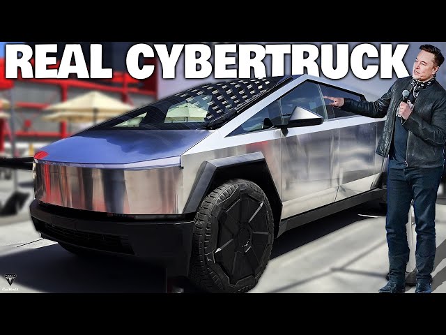 Finally Happened! The REAL Tesla Cybertruck Is Official Launched, Elon Musk Enjoy!