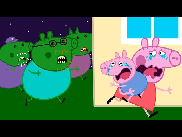 Zombie Apocalypse, Peppa pig Zombies At House ?? | Peppa Pig Funny Animation
