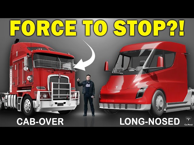 Why were Americans forced to stop producing Cab-over Trucks?