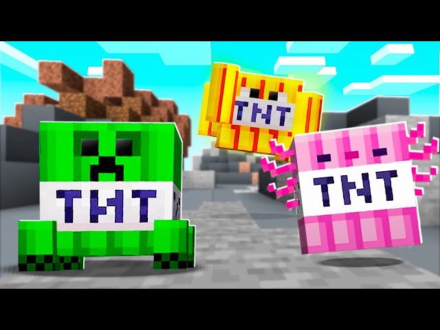 ¡Minecraft PERO hay MOBS de TNT! 😲💥🧨 SILVIOGAMER MINECRAFT PERO
