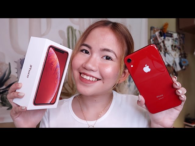 IPHONE XR UNBOXING & REVIEW (PRODUCT RED)