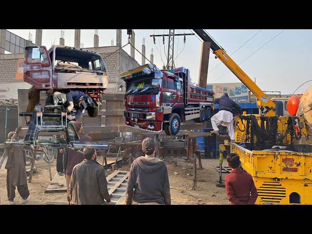 Complete process of making body of Hino truck in Pakistan