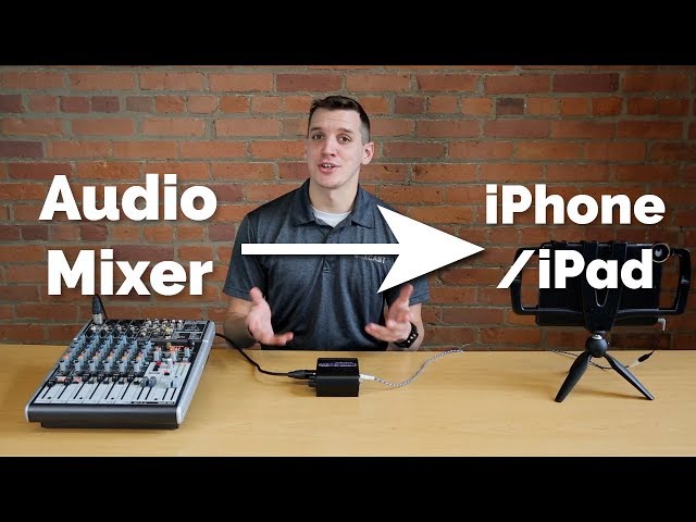 Send Audio Directly From a Mixer to an iPhone or iPad: Updated Video in Description!
