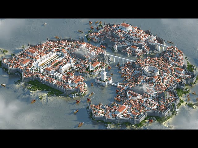 (500 Hours Minecraft Timelapse)  Kallipolis (4K/60fps)