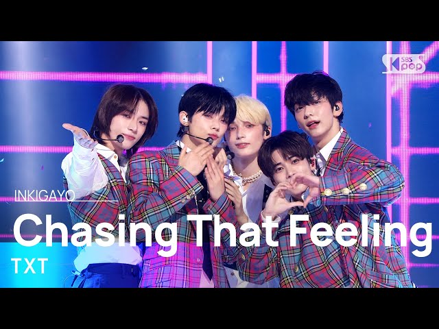 TXT(투모로우바이투게더) - Chasing That Feeling @인기가요 inkigayo 20231029
