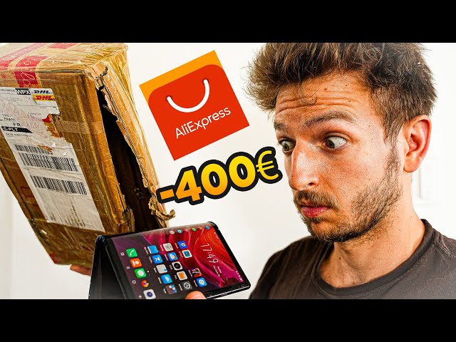 J'ai acheté un smartphone PLIABLE 400€ sur AliExpress...