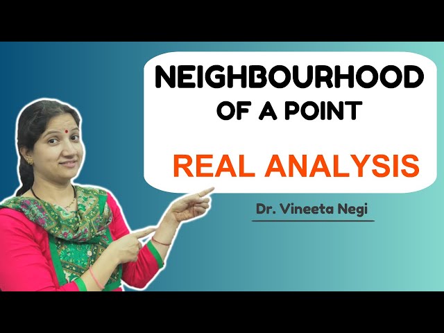 How to Find Neigbourhood of a point - Real Analysis