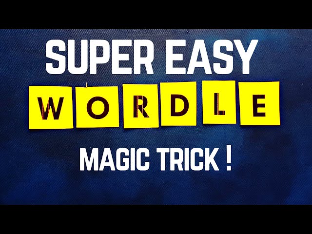 Do SUPER Easy Wordle Magic Trick! (Learn the Secrets Now!) | Jay Sankey Tutorial