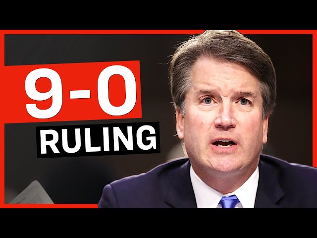 U.S. Supreme Court Issues 9-0 Ruling