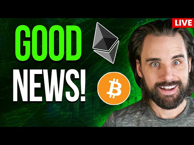 🔴Finally some GOOD NEWS for Crypto!