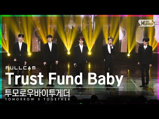 [안방1열 직캠4K] 투모로우바이투게더 'Trust Fund Baby' 풀캠 (TOMORROW X TOGETHER Full Cam)│@SBS Inkigayo_2022.05.15.