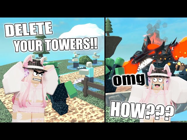 Surprising Fans in TDS with the Monster.. | ROBLOX