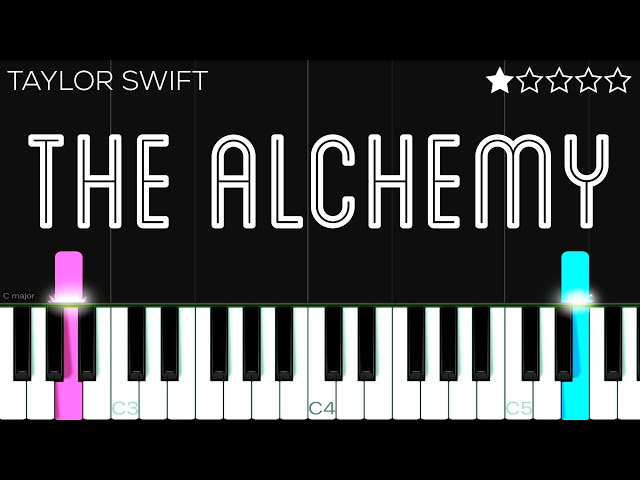 Taylor Swift - The Alchemy | EASY Piano Tutorial