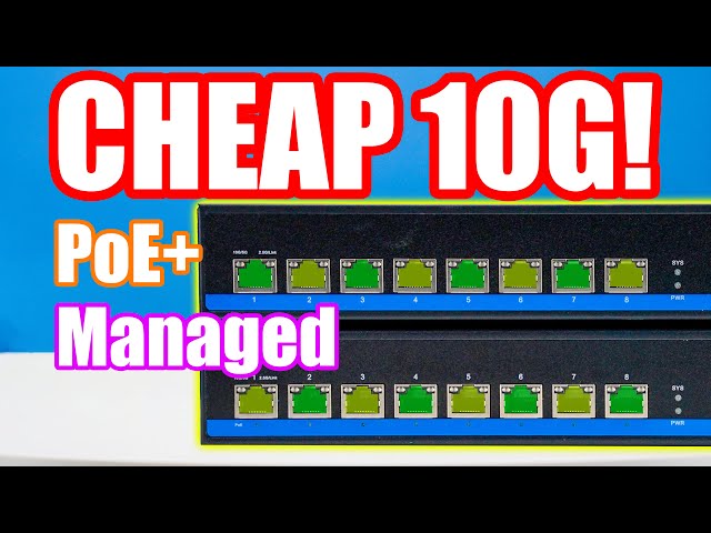 THIS is the Cheapest 8-Port 10Gbase-T 10GbE Switch