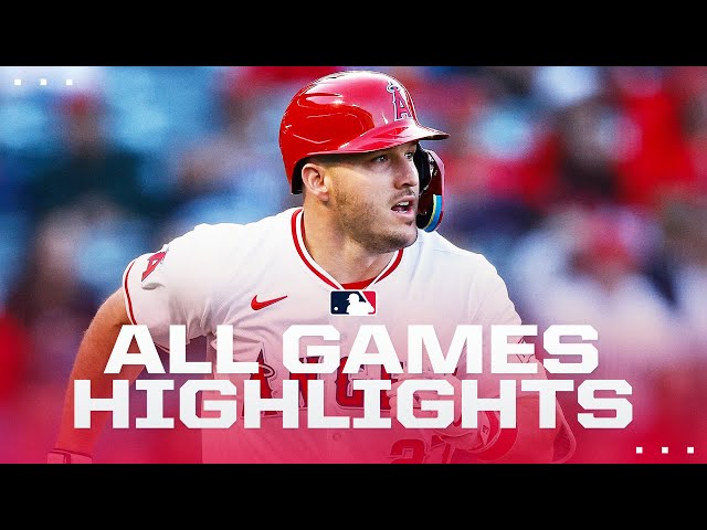 Highlights from ALL games on 4/23! (Mike Trout, Shohei Ohtani, Elly De La Cruz all go deep!)