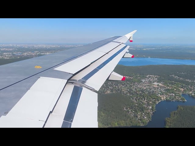 Scenic Approach and Landing British Airways A319 at Berlin