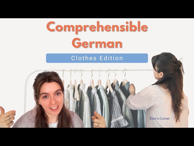 Let's Talk About Clothes: Come Thrifting With Me And Learn German 👗🧥👖