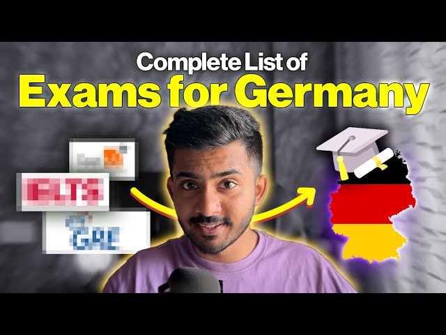 Ultimate LIST of EXAMS YOU NEED to Study in Germany - TestAS, GRE and more!