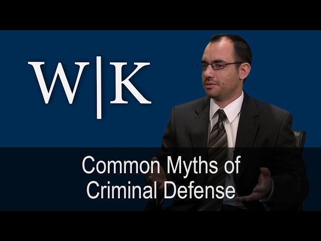 Common Myths of Criminal Defense