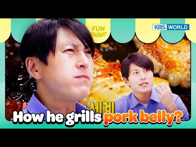 How Suyoung grills PORK BELLY? [Stars' Top Recipe at Fun-Staurant : EP.162-5] | KBS WORLD TV 230306