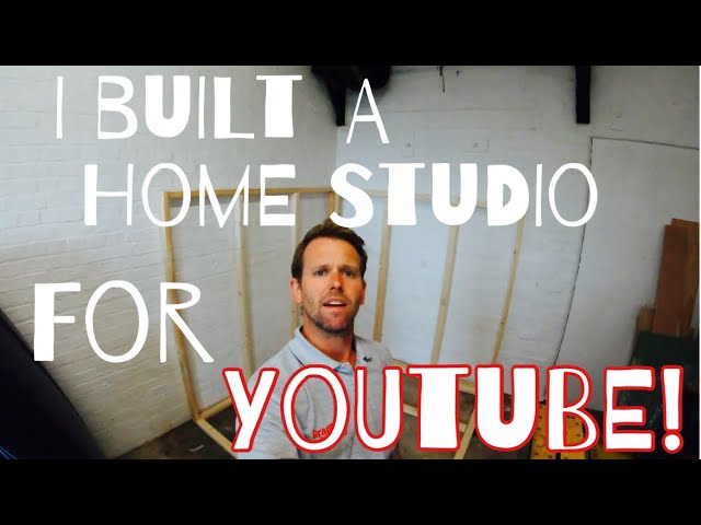 I built a home YouTube studio! Watch till the end.