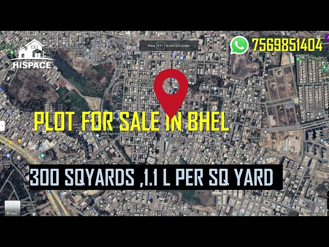 HVL 0006 300 SQ YARD PLOT IN BHEL