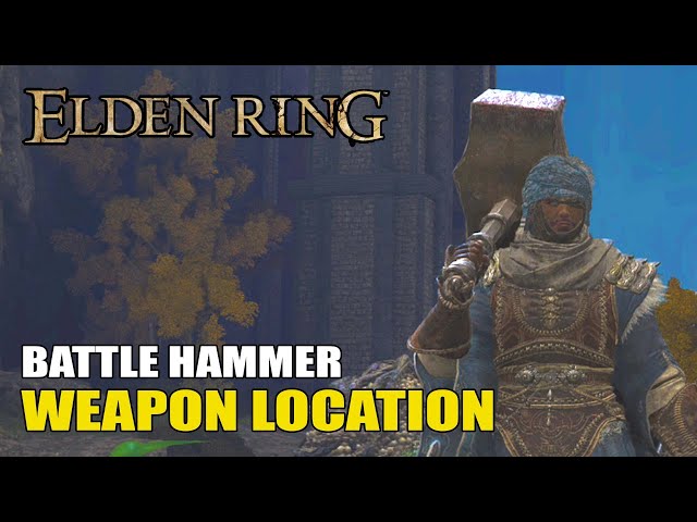 Elden Ring - Battle Hammer Weapon Location (Grave Warden Duelist Boss)
