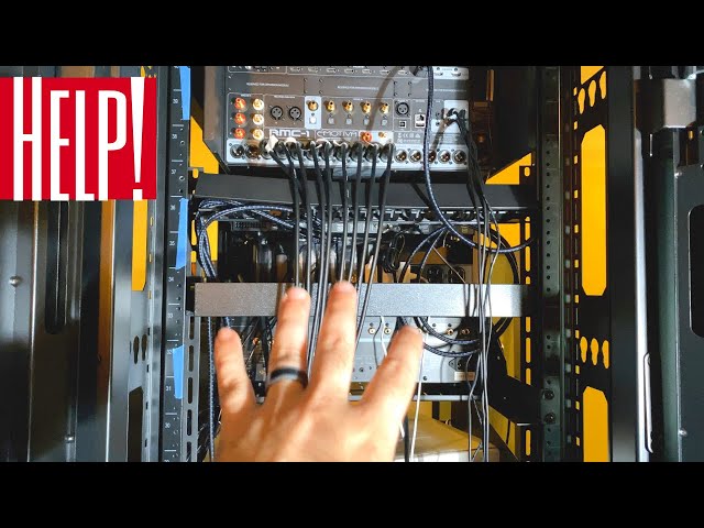 AV Rack Cable Management |How to Home Theater/ Building The BATCAVE Ep.7