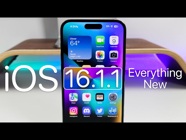 iOS 16.1.1 Released - Everything New