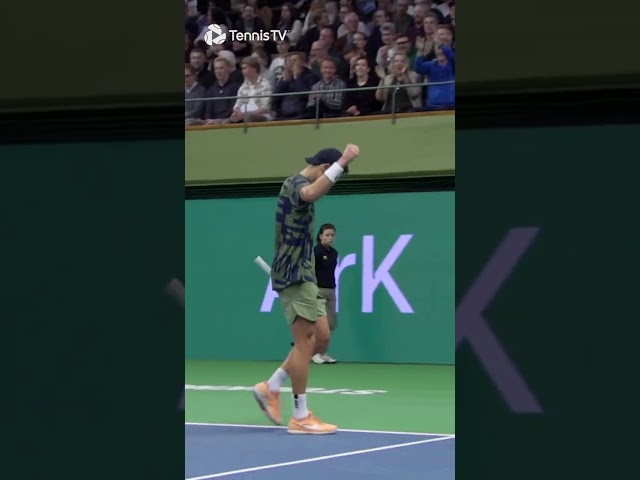 Rune Drops Racket But Wins The Point!